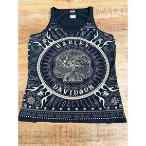Harley Davidson Shirt XXL Black Tank Top Sleeveless Biker Motorcycle Concord NC